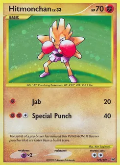 Hitmonchan, Platinum, no. 129