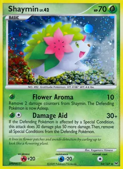 Shaymin, Platinum, no. 14