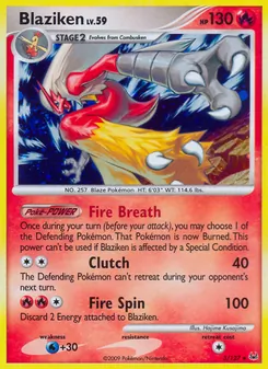 Blaziken, Platinum, no. 3