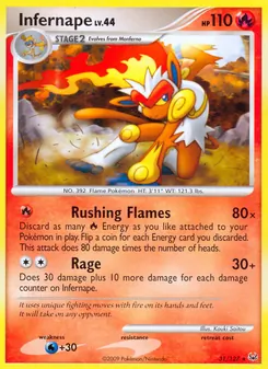 Infernape, Platinum, no. 31