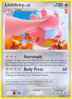 Lickilicky, Platinum, no. 33