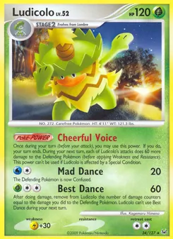Ludicolo, Platinum, no. 34