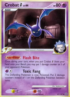 Crobat G, Platinum, no. 47