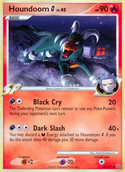 Houndoom G, Platinum, no. 50