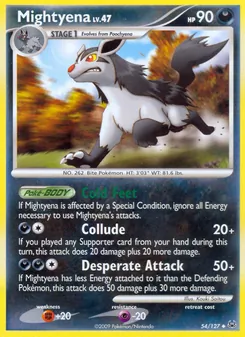 Mightyena, Platinum, no. 54