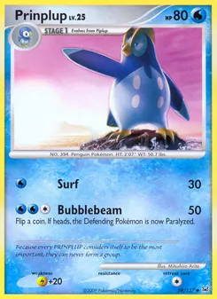Prinplup, Platinum, no. 59