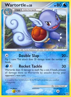 Wartortle, Platinum, no. 65