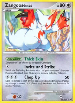 Zangoose, Platinum, no. 66