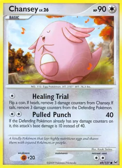 Chansey, Platinum, no. 69