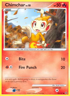 Chimchar, Platinum, no. 70