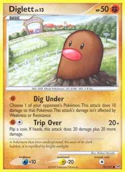 Diglett, Platinum, no. 72
