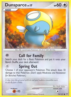 Dunsparce, Platinum, no. 73