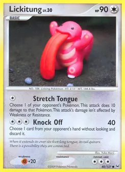 Lickitung, Platinum, no. 80