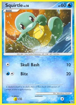 Squirtle, Platinum, no. 96