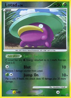 Lotad, Platinum, no. SH4