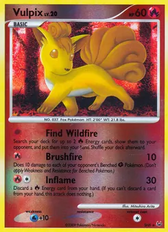 Vulpix, Platinum, no. SH6
