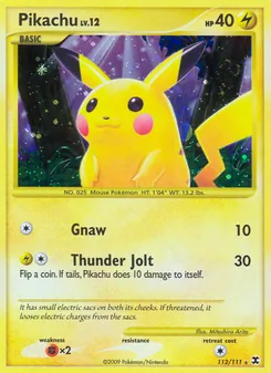 Pikachu, Rising Rivals, no. 112