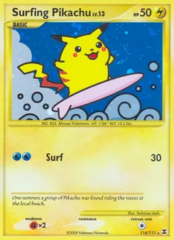 Surfing Pikachu, Rising Rivals, no. 114