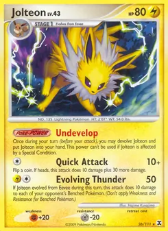 Jolteon, Rising Rivals, no. 26