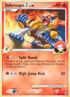 Infernape E4, Rising Rivals, no. 43