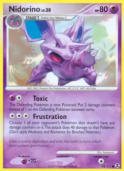Nidorino, Rising Rivals, no. 74