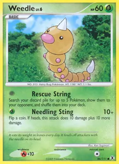 Weedle, Rising Rivals, no. 86