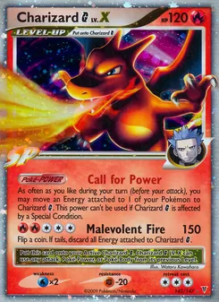 Charizard G LV.X, Supreme Victors, no. 143