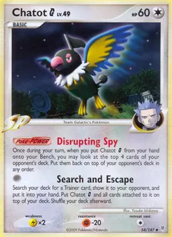 Chatot G, Supreme Victors, no. 54