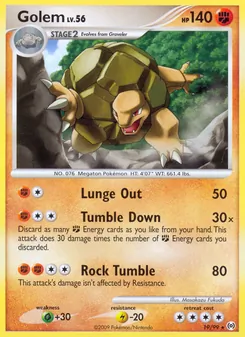 Golem, Arceus, n° 19