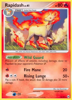 Rapidash, Arceus, n° 28