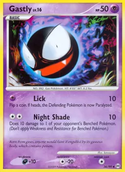 Gastly, Arceus, n° 36