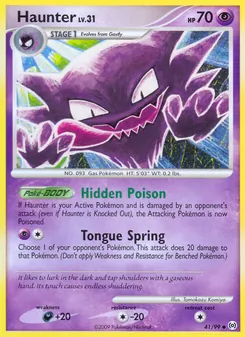 Haunter, Arceus, n° 41