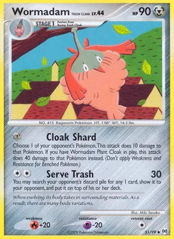 Wormadam Trash Cloak, Arceus, n° 51