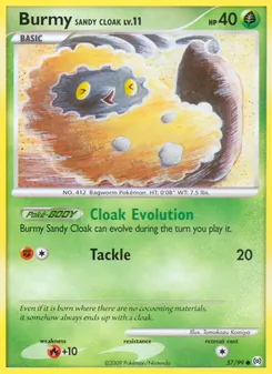 Burmy Sandy Cloak, Arceus, n° 57
