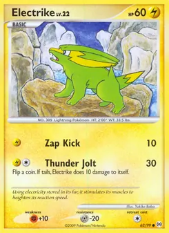 Electrike, Arceus, n° 62