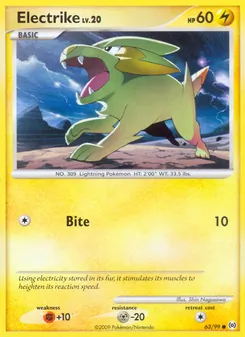 Electrike, Arceus, n° 63