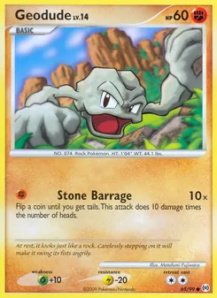 Geodude, Arceus, n° 65