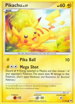 Pikachu, Arceus, n° 71