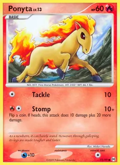 Ponyta, Arceus, n° 72