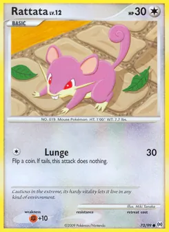 Rattata, Arceus, n° 73