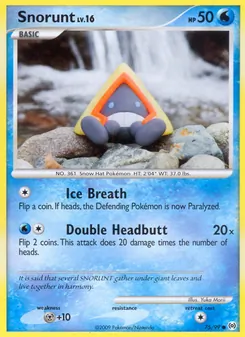 Snorunt, Arceus, n° 75