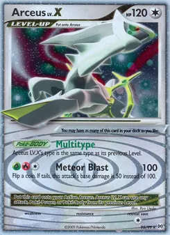 Arceus LV.X, Arceus, n° 95
