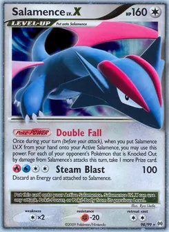 Salamence LV.X, Arceus, n° 98