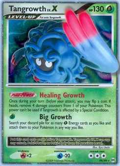 Tangrowth LV.X, Arceus, n° 99
