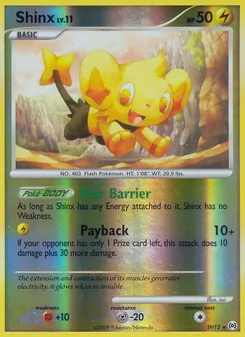 Shinx, Arceus, n° SH12