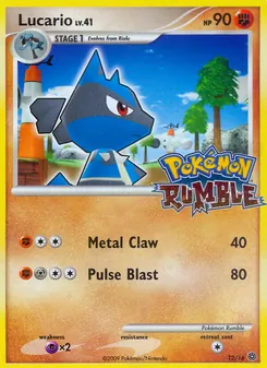 Lucario, Pokémon Rumble, no. 12