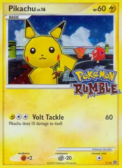 Pikachu, Pokémon Rumble, no. 7
