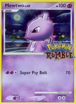 Mewtwo, Pokémon Rumble, no. 9