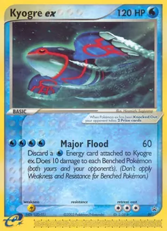 Kyogre ex, Nintendo Black Star Promos, no. 1
