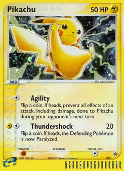 Pikachu, Nintendo Black Star Promos, no. 12